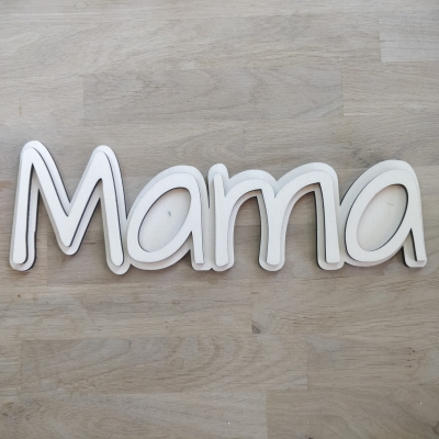 Moederdag knutsel  'Mama'